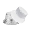SUNTRADE Metallic Double-Side-Wear Bucket Hat, Trendy Fisherman Hats Unisex Reversible