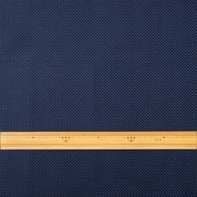 Cosmo LECIEN 23800-4 Java Cross Fine Precut Cloth Dark Blue