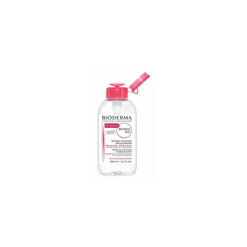 Bioderma Sensibio H2O Make-up removing Micelle Solution, 16.7 Fl Oz