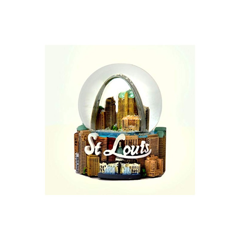 Essential To You St. Louis Colorful Snow Globe 65mm -