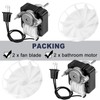 99080166 BP28 Bathroom Fan Motor with Blower Wheel by Fetechmate