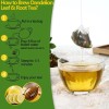 ULTHMOK Dandelion Tea, Leaf & Root Herbal 100 Tea Bags