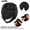 Surlim Rugby Helmet Headguard Headgear for Soccer Scrum Cap Soft