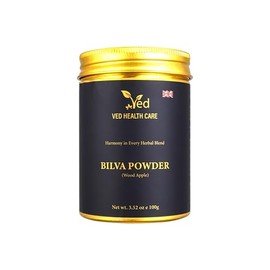 Ved Bilva Fruit Powder, Aegle Marmelos Correa,100% Pure, Clean and Natural,100g (35 Days Supply)
