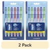 Oral-B (2 pack) Oral-B Essential Clean Toothbrush, Medium, Gentle On