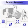 Ymtzfu 1 Pack Mailbox Lock,Mailbox Lock Replacement Heavy-Duty Cam C7120
