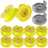 Txkrhwa 12Pcs Weed Wacker String Compatible with AC80RL3 Sturdy Trimmer
