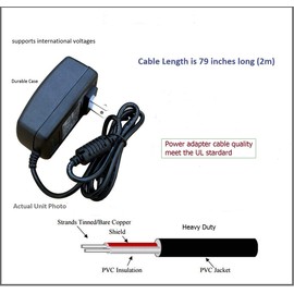 AC Power Adapter - Power Supply Compatible with Elektron Octatrack MKII 8-Track Performance Sampler
