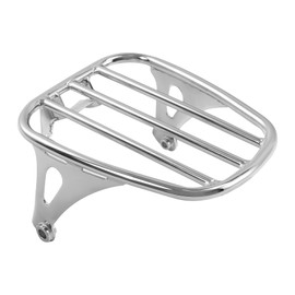XFMT Motorcycle Chrome Five-Bar Solo Luggage Rack For Harley Softail Heritage Classic Street Bob Deluxe FLDE FLHC FLHCS 2018-2025