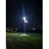 RAYSLIT Solar Flag Pole Light – 360° LED Illumination, Solar