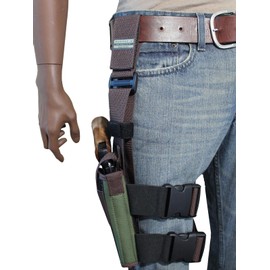 New Barsony Woodland Green Tactical Drop Leg Holster for RUGER BLACKHAWK VAQUERO right