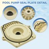 Htostar Racing Seal Plate Kit Replace Compatible with Pentair Whisperflo