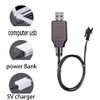 JIECHUN - 2 cables de carga USB positivos SM-2P para