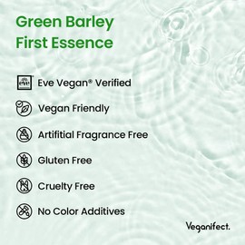 Veganifect Vegan Moisturizing Essence, Intense Hydration, For All Skin Types, Fermented Rice Extract, Glow Essence with Beta-glucan, Hydrating for Dry, Dull and flaky Skin, Unscented, K Beauty Toner