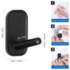 INNÔPLUS 6 Pieces Adhesive Hooks,Hat Hooks, Self Adhesive Wall Hooks,Towel