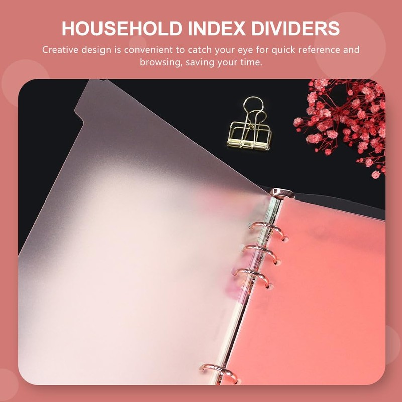 Operitacx A5 Dividers | Pack of 12 Dividers for 6