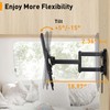 Perlegear Lockable RV TV Mount for 13–43 inch TVs up