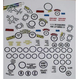 FATHOM Pinball Machine Insert Decals