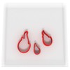 Mini/Tiny Flame Set of 3 Value Fondant Cutter 1.5CM +