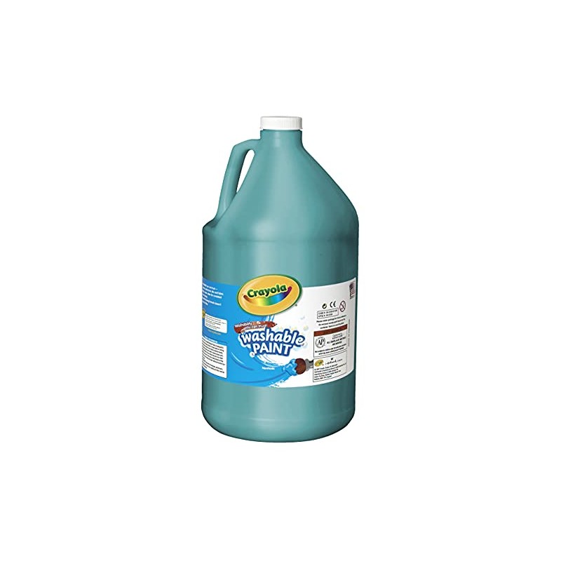 Crayola Washable Paint, Gallon, Turquoise