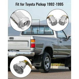 Ignition Switch Lock Cylinder Doors Lock Set Fit for Toyota Pickup Truck 1992 1993 1994 1995