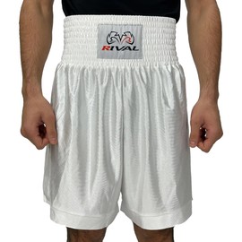 RIVAL Boxing Dazzle Pro Trunks for Professional & Amateur Boxers, Accommodates No-Foul, Lightweight & Breathable Shorts with Extra-Wide Stretch Waistband
