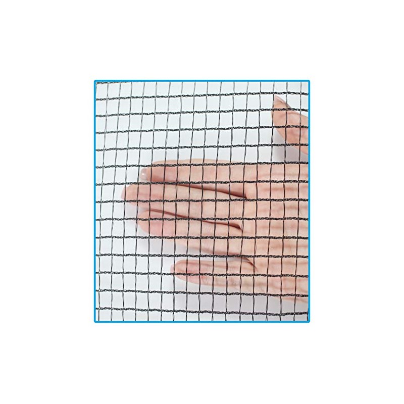 KidKusion Non-Retractable Driveway Safety Net, Black, 18' | Outdoor Barrier;