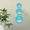 Circle Plus Hydration Station Wall or Door Sign | Easy