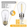KGC 30 Pack Shatterproof & Waterproof S14 Replacement LED Light