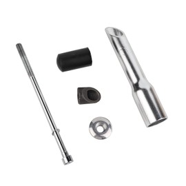 LGEGE Bike Quill Stem Adapter, Adjustable Extension Tube for Bicycle Front Fork, 22.2 mm to 28.6mm for 1-1/8" Threadless Size Converter (Sliver)