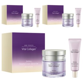 Isa Knox Age Focus Vital Cream Set, 3 pieces, 50ml / 이자녹스 에이지포커스 바이탈 크림 세트, 3개, 50ml