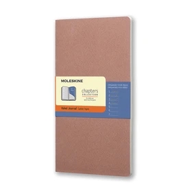 Moleskine Chapters Journal Old Rose Slim Large Ruled