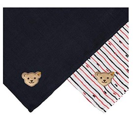 Steiff Baby Boys GOTS Muslin Nappy, Navy, One Size, Steiff Navy