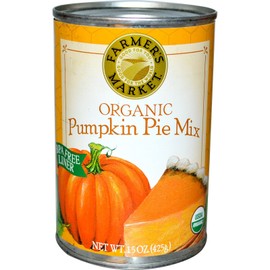 Farmer's Market Foods, Organic Pumpkin Pie Mix, 15 oz (425 g)(PACK 1)