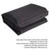 Black Folding Bed Cover Portable Bed Cover Furniture Dust Proof