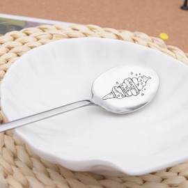 Best Christmas Gifts for Wife Husband to A Lifetime of Ice Cream Together Spoons Gift for Girlfriend Boyfriend Birthday Gifts for Son Daughter Friend Engagement Spoon Gifts for Her Him Fiancee Gifts