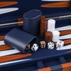 TOPTAN Backgammon Set 2 Players Classic Backgammon Sets for Adults