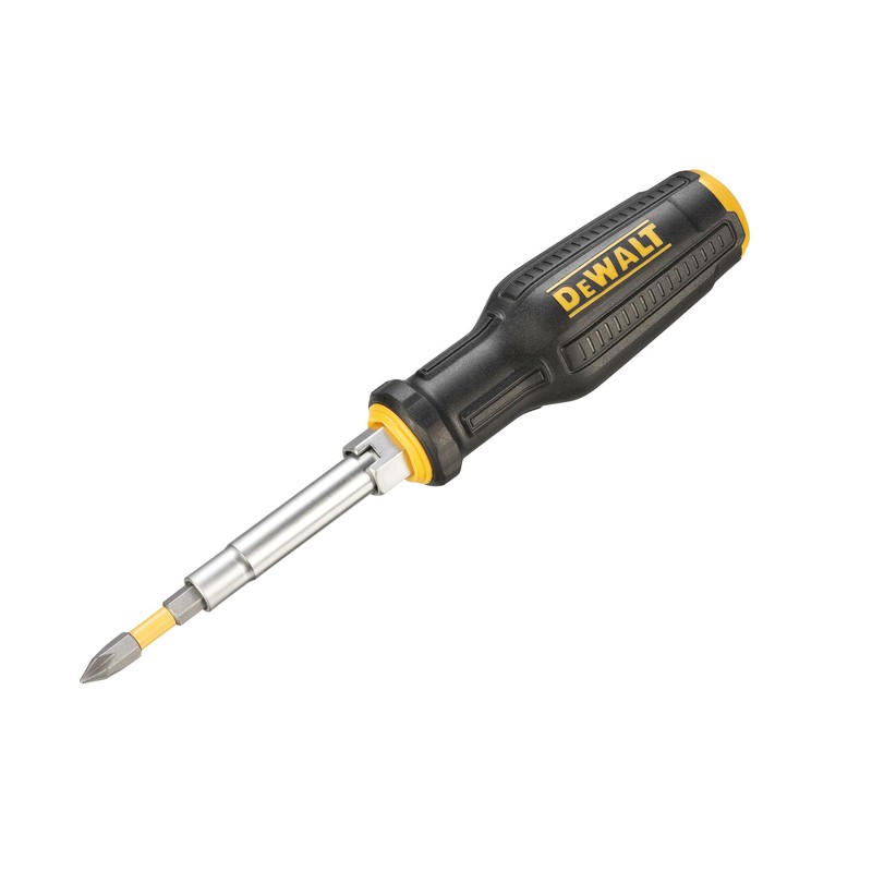 Dewalt Full Fit 6-Way Multi-bit Screwdriver, Supplied with: 2 x