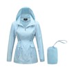 YEABEDA Women-Rain Jacket-Hood Waterproof-Lightweight Windbreak-Packable — Cute RainCoats Travel Polka