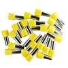 Wire End Ferrules 25 mm² Yellow Insulated Pack of 25
