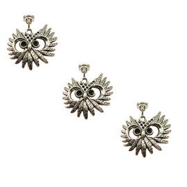 Silver Hinge Head Home Decoration Owl,Magnetic Hinge Dropper Hanging,Magnetic Hinge Head Toppers,Door Hinge Pin Topper