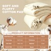 Pin Forest 100% Natural Cotton Quilt Batting 79"x91"-Light Weight, Purely