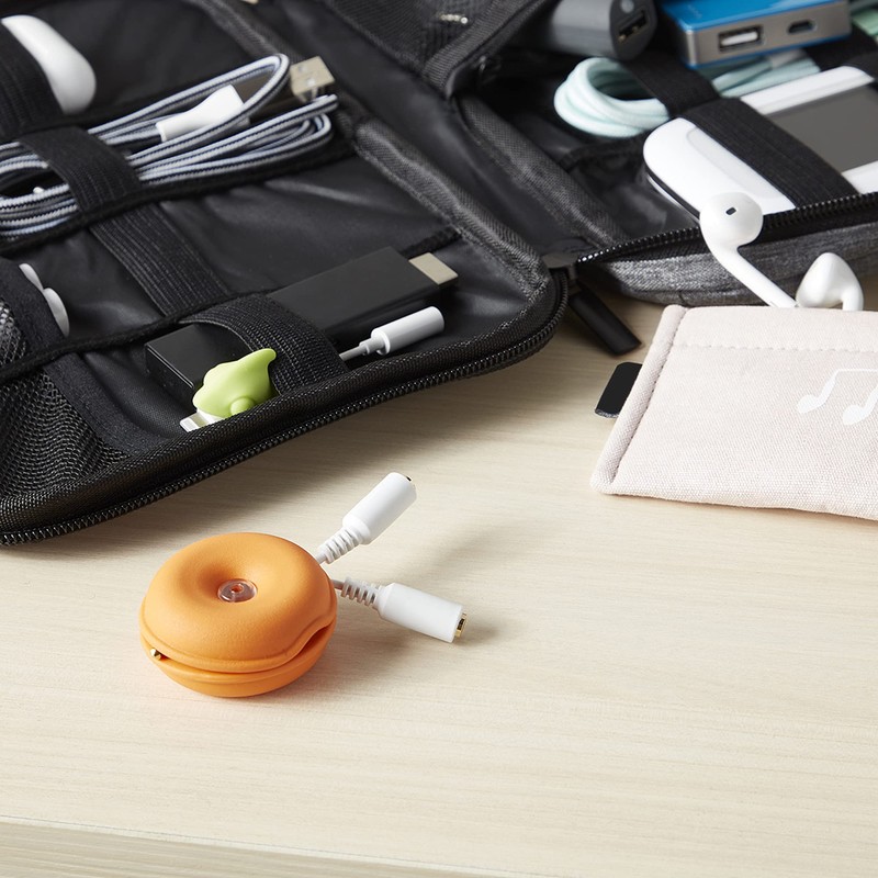 Electriduct Small Cable Turtle Desk Organizer for Hiding & Organizing