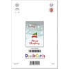 doodlecards Friend Christmas Card Christmas Tree on Car Medium Size