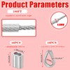 Vinyl Coated Galvanized Steel Wire Rope 3/16" PVC Covered