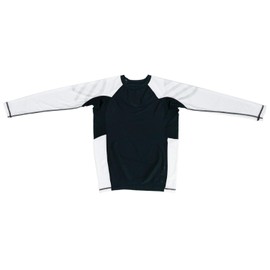 Sanabul Kids Essential Long Sleeve Rashguard Youth BJJ Childrens Martial Arts - WHITE, Medium