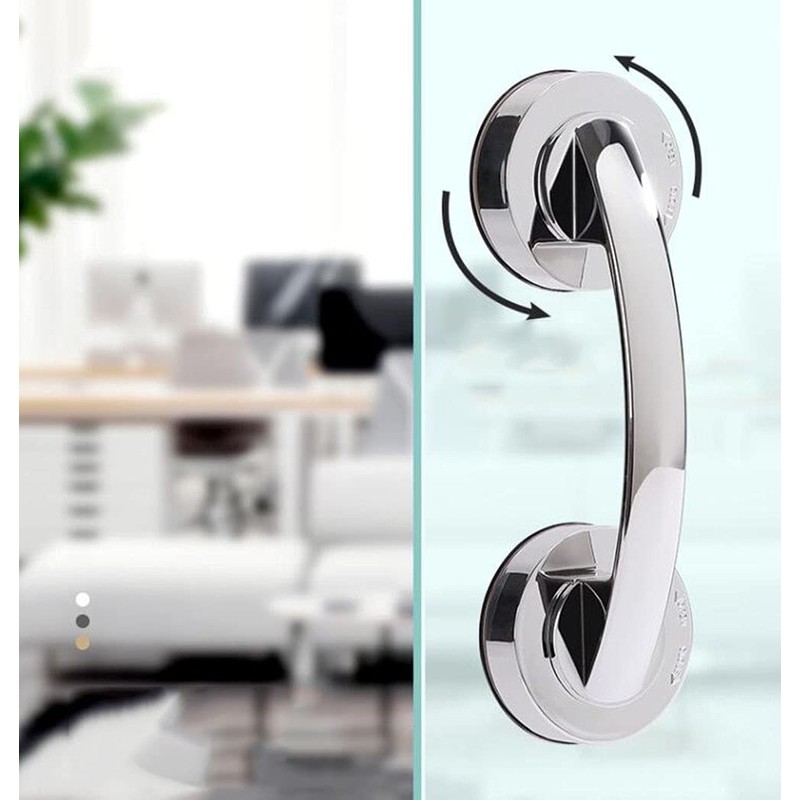 YIDELAI Suction Cup Door Handle for Glass, Refrigerator, Drawer, Bathroom,