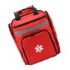 Red Firefighter Bag Large Capacity First Responder Bag Durable Emergency