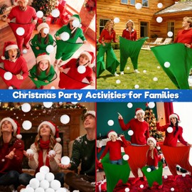 120 PCS Christmas Fake Snow Balls, 2 Inch Soft Snowball White Artificial Snow Toys Balls Bulk for Fights Indoor Outdoor Multiplayer Winter Throwing Game Xmas Decorations Party Present