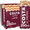 Costa Coffee Latte 4 x 250 ml